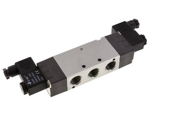 5/2 G1/2'' Bistabiles Magnetventil 24V AC 1,5-8bar/21,0-112psi E.MC