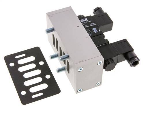 5/2 ISO 5599-3 Bistable Solenoid Valve 48V DC 2-10bar/28-140psi Airtec