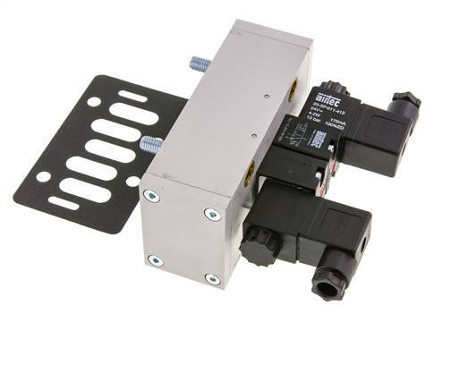 5/2 ISO 5599-3 Bistable Solenoid Valve 48V DC 2-10bar/28-140psi Airtec