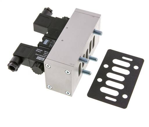 5/2 ISO 5599-3 Bistable Solenoid Valve 48V DC 2-10bar/28-140psi Airtec