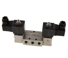 5/2 G1/4'' Bistabiles Magnetventil Edelstahl 24V DC 2-12bar/28-168psi