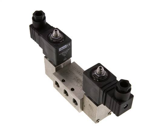 5/2 G1/4'' Bistabiles Magnetventil Edelstahl 24V DC 2-12bar/28-168psi