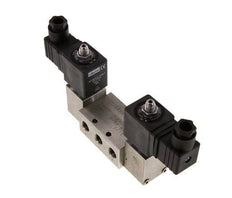 5/2 G1/4'' Bistabiles Magnetventil Edelstahl 24V DC 2-12bar/28-168psi