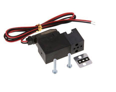 3/2 Flansch NC-Magnetventil 24V DC 0-8bar/0-112psi 2-poliger Stecker YPC