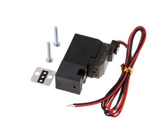 3/2 Flansch NC-Magnetventil 24V DC 0-8bar/0-112psi 2-poliger Stecker YPC