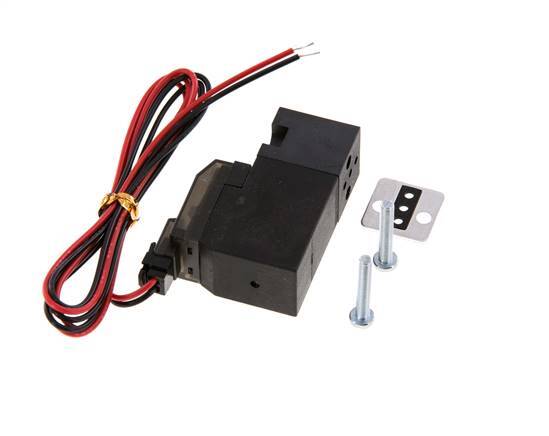 3/2 Flansch NC-Magnetventil 24V DC 0-8bar/0-112psi 2-poliger Stecker YPC