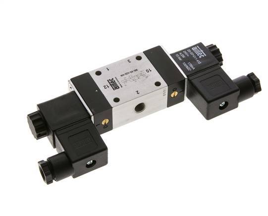 3/2 G1/8'' Bistable Solenoid Valve External Pilot 24V AC 0-10bar/0-140psi Airtec