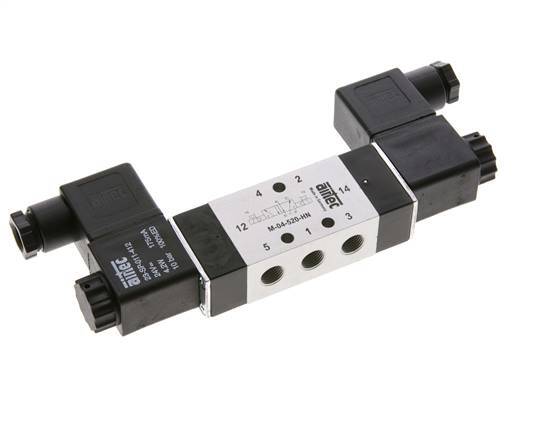 5/2 G1/8'' Bistabiles Magnetventil 24V AC 2,5-10bar/35,0-140psi Airtec