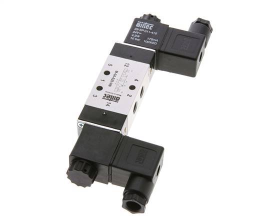 5/2 G1/8'' Bistabiles Magnetventil 24V AC 2,5-10bar/35,0-140psi Airtec