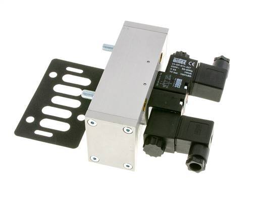 5/3 ISO 5599-3 Zentrum geschlossen Magnetventil 24V DC 3-10bar/42-140psi Airtec