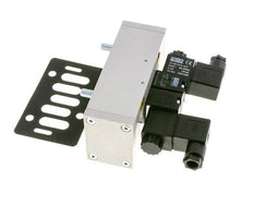 5/3 ISO 5599-3 Zentrum geschlossen Magnetventil 24V DC 3-10bar/42-140psi Airtec