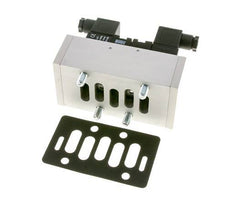 5/3 ISO 5599-3 Zentrum geschlossen Magnetventil 24V DC 3-10bar/42-140psi Airtec