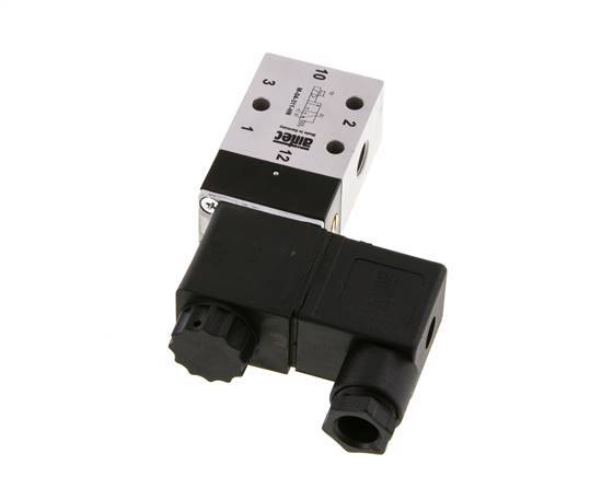 3/2 G1/8'' NC-Magnetventil 24V DC 2,5-10bar/35,0-140psi Airtec