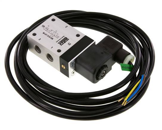 3/2 G1/4'' NC-Magnetventil 24V DC ATEX 1,5-10bar/21,0-140psi Airtec