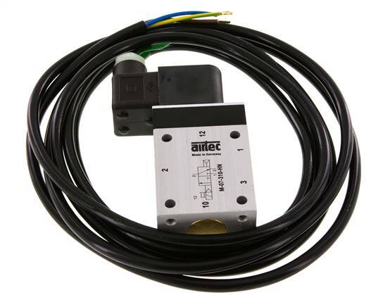 3/2 G1/4'' NC-Magnetventil 24V DC ATEX 1,5-10bar/21,0-140psi Airtec