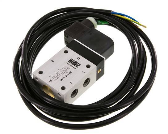 3/2 G1/4'' NC-Magnetventil 24V DC ATEX 1,5-10bar/21,0-140psi Airtec