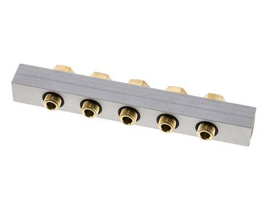 Verteiler 5-Stationen 3/2 5/2 5/3-Wege Airtec M04/P04