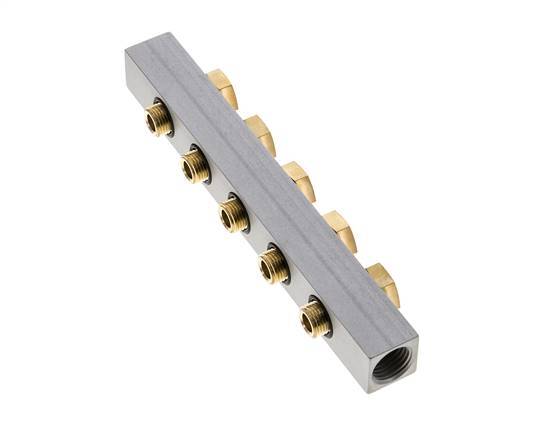 Verteiler 5-Stationen 3/2 5/2 5/3-Wege Airtec M04/P04