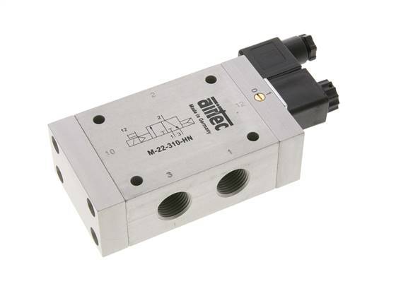3/2 G1/2'' NC Solenoid Valve 24V DC 1-10bar/14-140psi Airtec