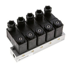 5x3/2 G1/8'' NC-Magnetventil 24V DC -0,95-10bar/-13,2-140psi Airtec