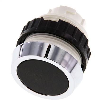 Betätigungsaufsatz 30mm Druckknopf Schwarz