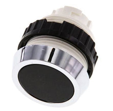 Betätigungsaufsatz 30mm Druckknopf Schwarz