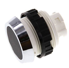 Betätigungsaufsatz 30mm Druckknopf Schwarz