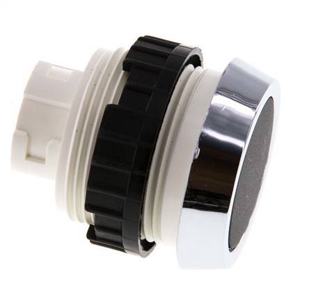 Betätigungsaufsatz 30mm Druckknopf Schwarz