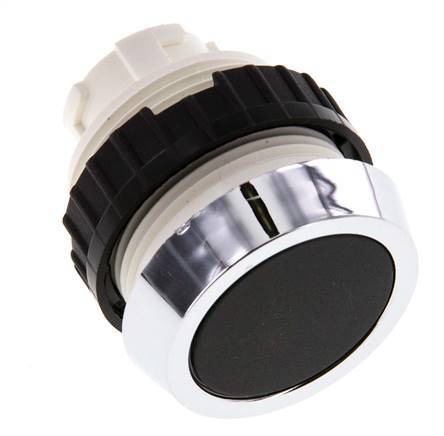 Betätigungsaufsatz 30mm Druckknopf Schwarz