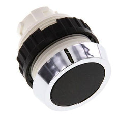 Betätigungsaufsatz 30mm Druckknopf Schwarz