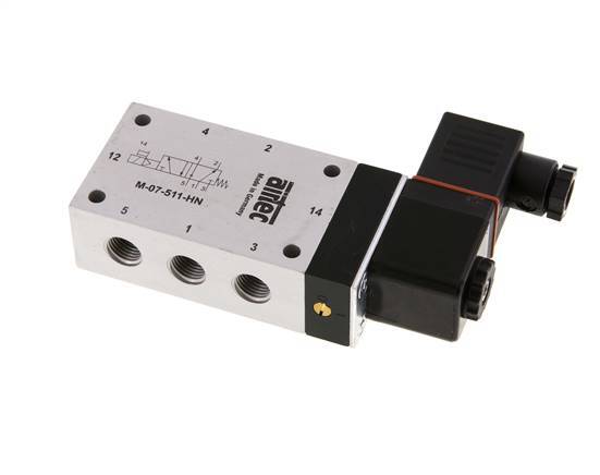 5/2 G1/4'' Magnetventil 24V DC ATEX 2.5-10bar/35.0-140psi Airtec