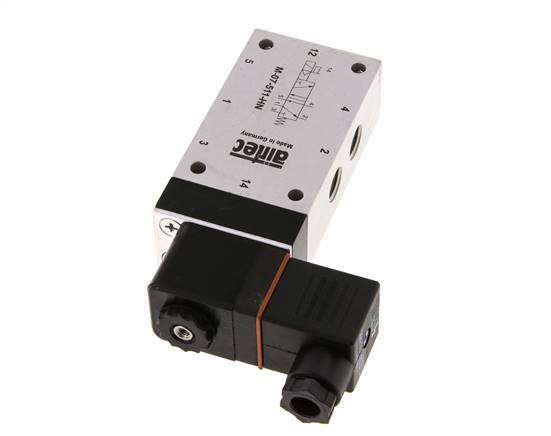 5/2 G1/4'' Magnetventil 24V DC ATEX 2.5-10bar/35.0-140psi Airtec