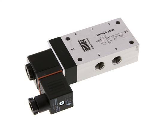 5/2 G1/4'' Magnetventil 24V DC ATEX 2.5-10bar/35.0-140psi Airtec