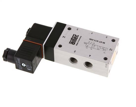 5/2 G1/4'' Magnetventil 24V DC ATEX 2.5-10bar/35.0-140psi Airtec