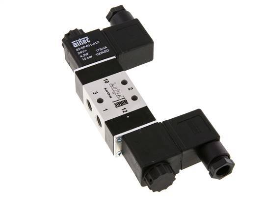3/2 G1/8'' Bistabiles Magnetventil 12V DC 2,5-10bar/35,0-140psi Airtec