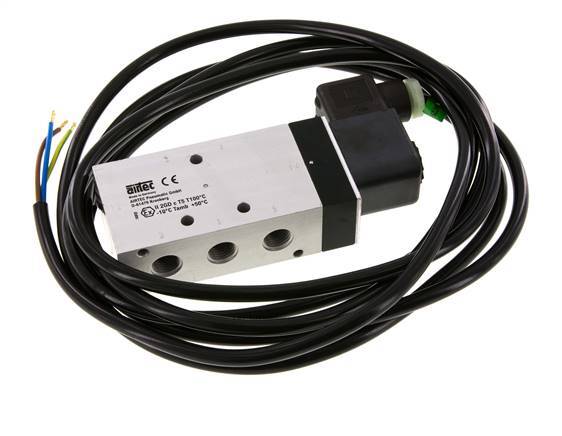5/2 G1/4'' Magnetventil 24V DC ATEX 2.5-10bar/35.0-140psi Airtec