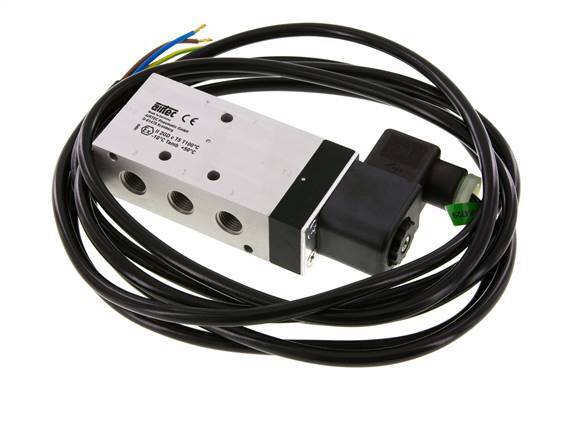 5/2 G1/4'' Magnetventil 24V DC ATEX 2.5-10bar/35.0-140psi Airtec