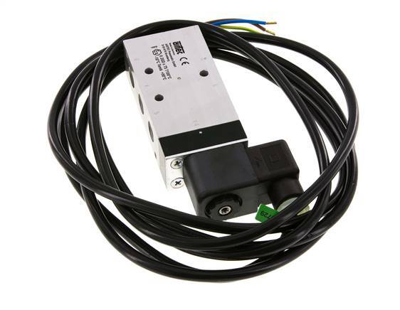 5/2 G1/4'' Magnetventil 24V DC ATEX 2.5-10bar/35.0-140psi Airtec