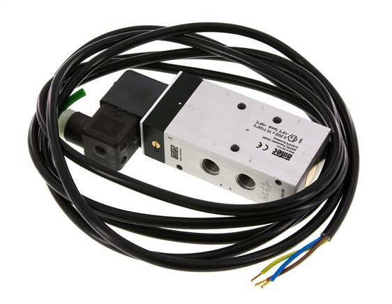 5/2 G1/4'' Magnetventil 24V DC ATEX 2.5-10bar/35.0-140psi Airtec