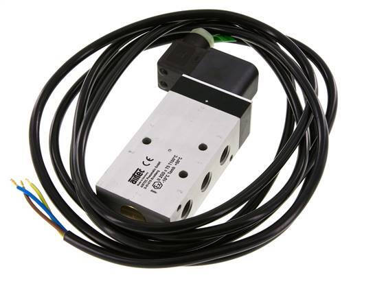 5/2 G1/4'' Magnetventil 24V DC ATEX 2.5-10bar/35.0-140psi Airtec