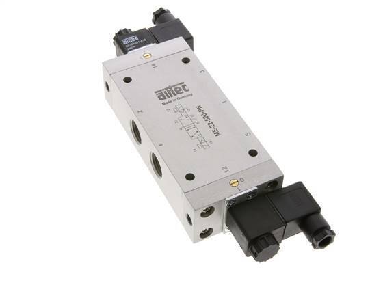 5/2 G1/2'' (G1/8'') Bistabiles Magnetventil Externe Vorsteuerung 230V AC 0-10bar/0-140psi Airtec