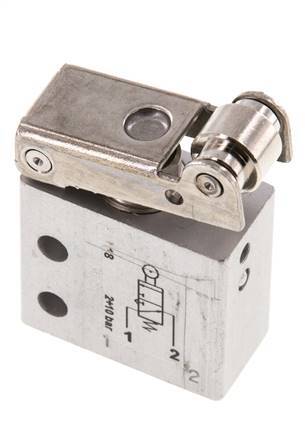 3/2 M5 NO Rollenhebelventil 2-10bar/28-140psi
