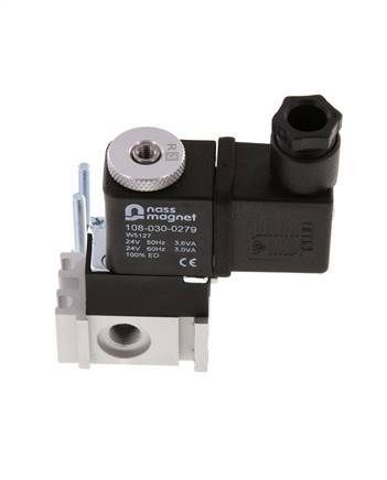 3/2 G1/8'' M5 (M5) NC-Magnetventil 230V AC 0-8bar/0-112psi YPC