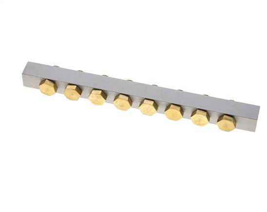 Verteiler 8-Stationen 3/2 5/2 5/3-Wege Airtec M04/P04