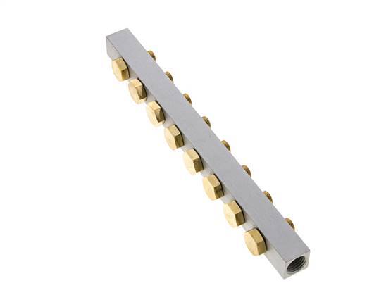 Verteiler 8-Stationen 3/2 5/2 5/3-Wege Airtec M04/P04