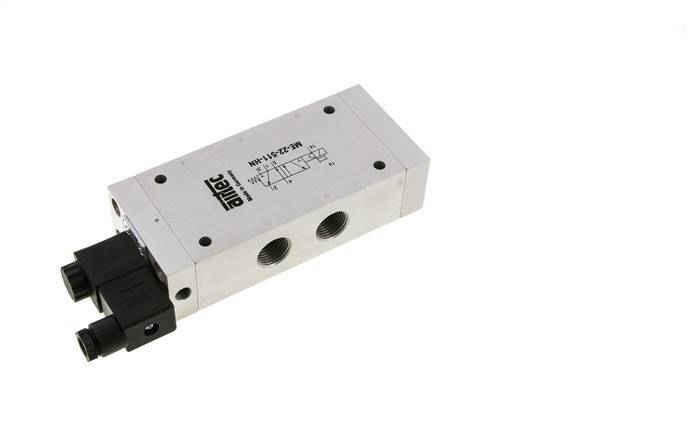 5/2 G1/2'' (G1/8'') Magnetventil Externe Vorsteuerung 24V DC 0-10bar/0-140psi Airtec