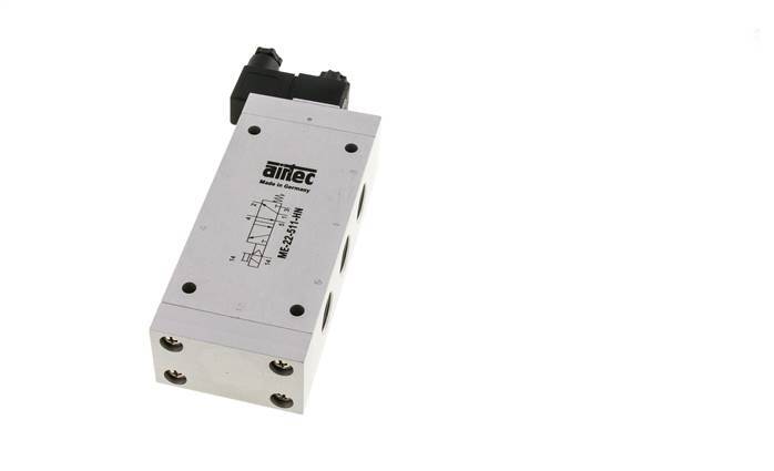 5/2 G1/2'' (G1/8'') Magnetventil Externe Vorsteuerung 24V DC 0-10bar/0-140psi Airtec