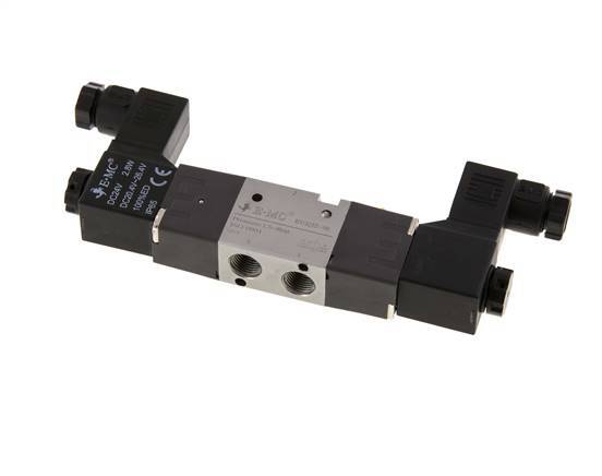 3/2 G1/8'' Bistabiles Magnetventil 24V DC 1,5-8bar/21,0-112psi E.MC