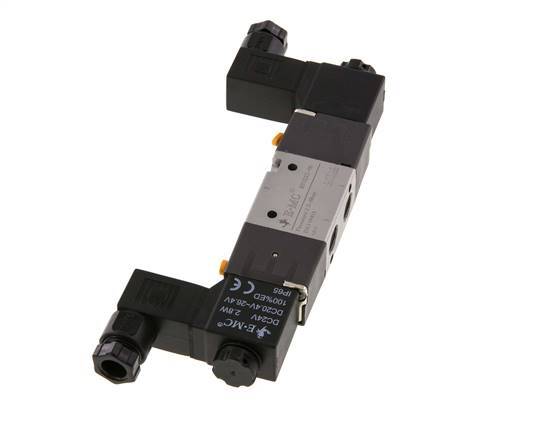 3/2 G1/8'' Bistabiles Magnetventil 24V DC 1,5-8bar/21,0-112psi E.MC