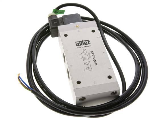 5/2 G1/2''-Magnetventil 24V DC ATEX 1-10bar/14-140psi Airtec